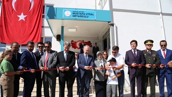 İlköğretim Haftası ve Mustafa Uysal Ortaokulu Açılış Töreni