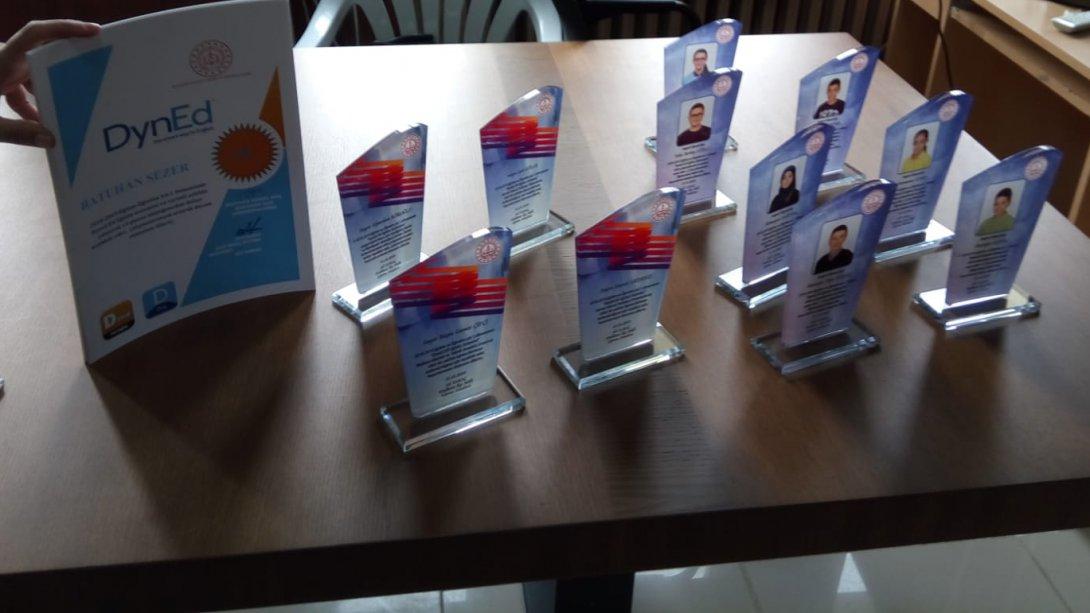 DynEd 1.Dönem Öğrenci ve Öğretmen Ödülleri Verildi.