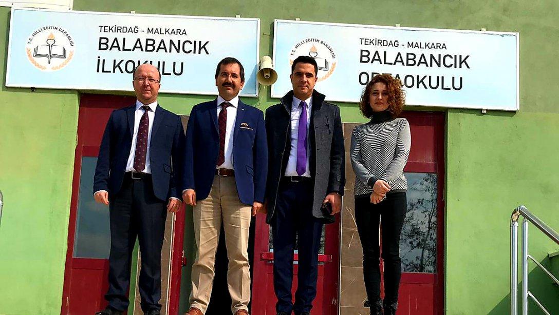 İlçe Milli Eğitim Müdürü Ali SARAÇ Balabancık İlkokulu/Ortaokulu´nu ziyaret etti. 