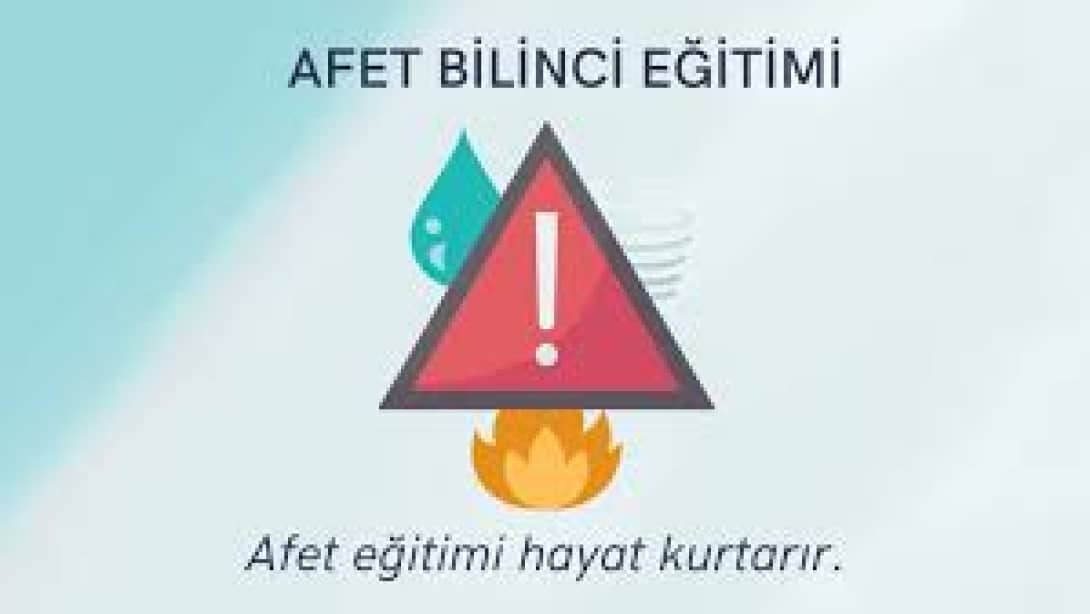 AFET BİLİNCİ FARKINDALIK ÇALIŞMASI YAPILDI.